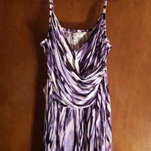 Jennifer Lopez Maxi Tie Back Dress